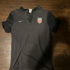 Black Nike Team USA polo
